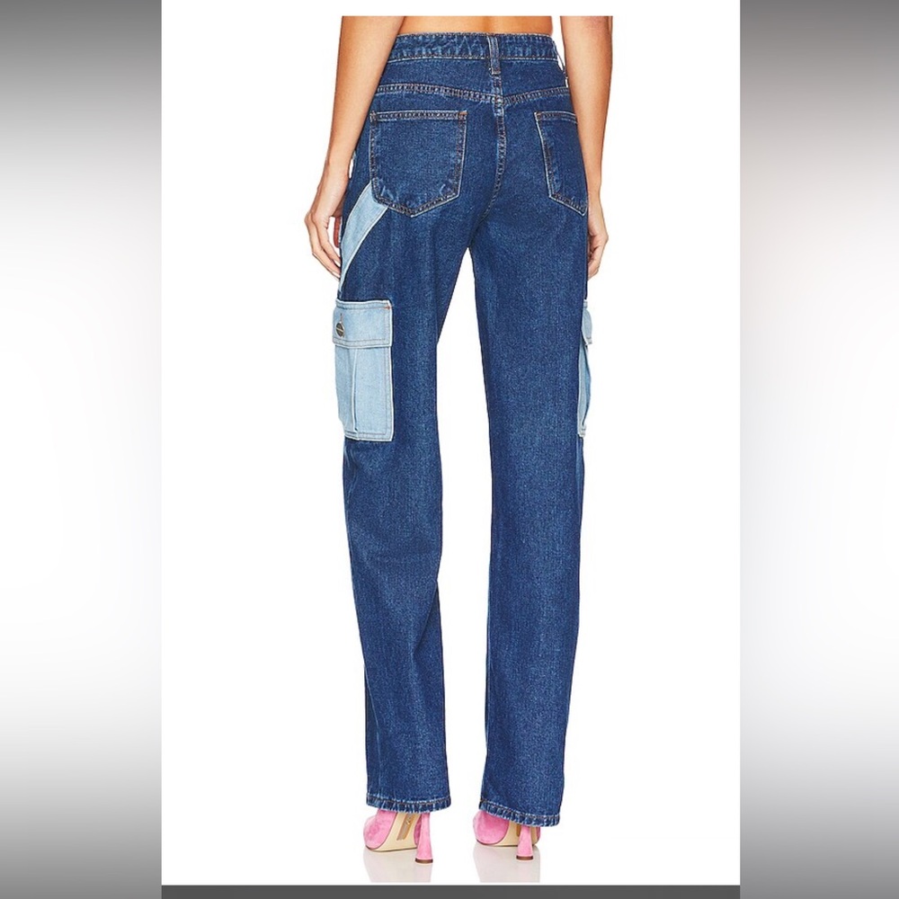 Super down denim pants - Picture 3 of 4